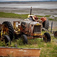 Buy canvas prints of Vintage Tractor  by Victor Burnside