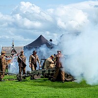 Buy canvas prints of Military Display by Victor Burnside
