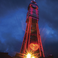 Buy canvas prints of Blackpool Tower by Victor Burnside