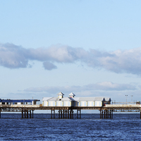 Buy canvas prints of Central Pier by Victor Burnside