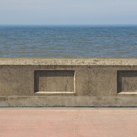 Buy canvas prints of Sea Wall by Victor Burnside