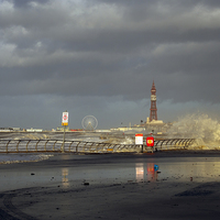 Buy canvas prints of Blackpool Tower by Victor Burnside