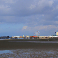 Buy canvas prints of Central Pier by Victor Burnside