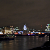 Buy canvas prints of London at night by Victor Burnside