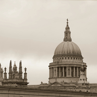 Buy canvas prints of St Pauls,London. by Victor Burnside