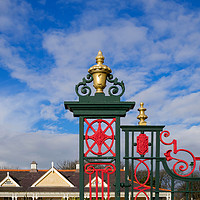 Buy canvas prints of Park Gates by Victor Burnside