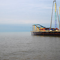 Buy canvas prints of South Pier,Blackpool,Uk. by Victor Burnside