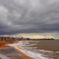 Buy canvas prints of South Pier,Blackpool by Victor Burnside