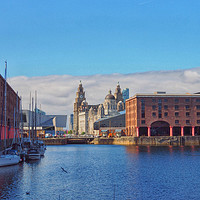 Buy canvas prints of Albert Dock,Liverpool    by Victor Burnside
