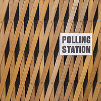 Buy canvas prints of Polling Station by Victor Burnside