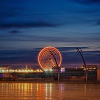 Buy canvas prints of Central Pier in Blackpool by Victor Burnside