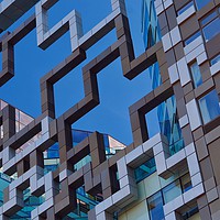 Buy canvas prints of The Cube,Birmingham by Victor Burnside