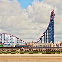Buy canvas prints of Rollercoaster          by Victor Burnside