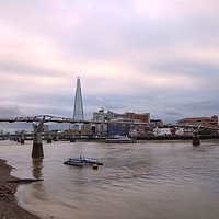 Buy canvas prints of Millennium Bridge. by Victor Burnside