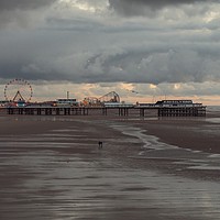 Buy canvas prints of Central Pier,Blackpool                    by Victor Burnside