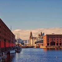 Buy canvas prints of Albert Dock,Liverpool by Victor Burnside
