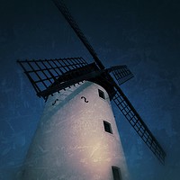 Buy canvas prints of Windmill  by Victor Burnside