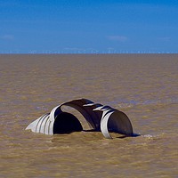 Buy canvas prints of Submerged sculpture by Victor Burnside