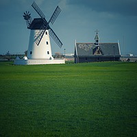 Buy canvas prints of Lytham Windmill     by Victor Burnside