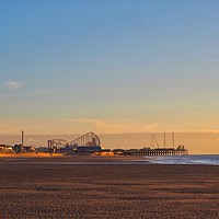 Buy canvas prints of South Pier  by Victor Burnside