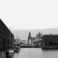 Buy canvas prints of Albert Dock,Liverpool.    by Victor Burnside