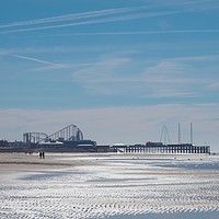 Buy canvas prints of South Pier,Blackpool. by Victor Burnside