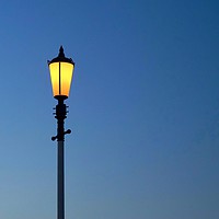 Buy canvas prints of Lamppost   by Victor Burnside