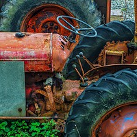 Buy canvas prints of Tractor     by Victor Burnside