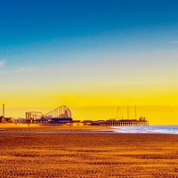 Buy canvas prints of South Pier by Victor Burnside