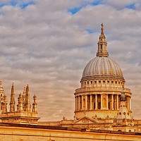 Buy canvas prints of St Pauls Cathedral,London,UK. by Victor Burnside