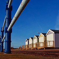 Buy canvas prints of Beach Huts by Victor Burnside