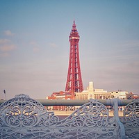 Buy canvas prints of       Blackpool Tower                              by Victor Burnside