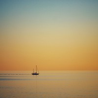 Buy canvas prints of Calm Sea       by Victor Burnside