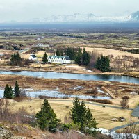 Buy canvas prints of Iceland, Landscape View by Robert Cane