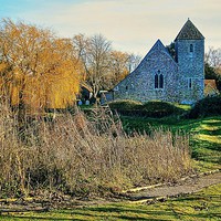 Buy canvas prints of St Margarets Church, Lower Halstow by Robert Cane