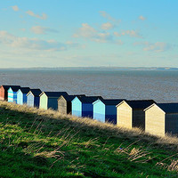 Buy canvas prints of Tankerton, Beach Huts by Robert Cane