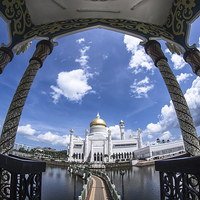 Buy canvas prints of Brunei Mosque by Cristopher  Selga