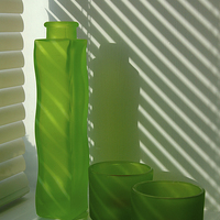 Buy canvas prints of Green Green Glass by Randi Grace Nilsberg