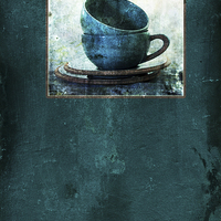 Buy canvas prints of Turquoise Cups by Randi Grace Nilsberg