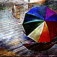 Buy canvas prints of  It's Raining Again by Randi Grace Nilsberg