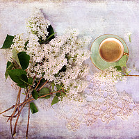 Buy canvas prints of Coffee and Spring by Randi Grace Nilsberg