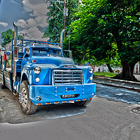 Buy canvas prints of Truckin' by Randi Grace Nilsberg