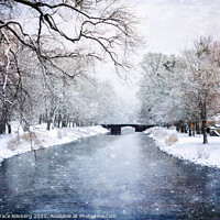 Buy canvas prints of Peaceful Winter by Randi Grace Nilsberg
