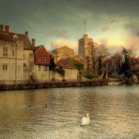 Buy canvas prints of All Saints Maidstone by Larry Flewers