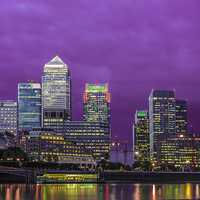 Buy canvas prints of Docklands London by Anthony Rigg