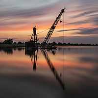 Buy canvas prints of Abandoned Crane by Anthony Rigg