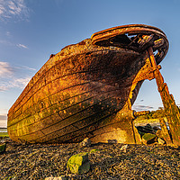 Buy canvas prints of Rusting Ship Wreck  by Anthony Rigg