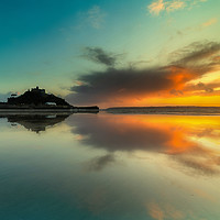 Buy canvas prints of St Michaels Mount Cornwall by Anthony Rigg
