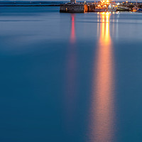 Buy canvas prints of Harbour Lights by Anthony Rigg