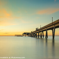 Buy canvas prints of Pier at Sunrise  by Anthony Rigg